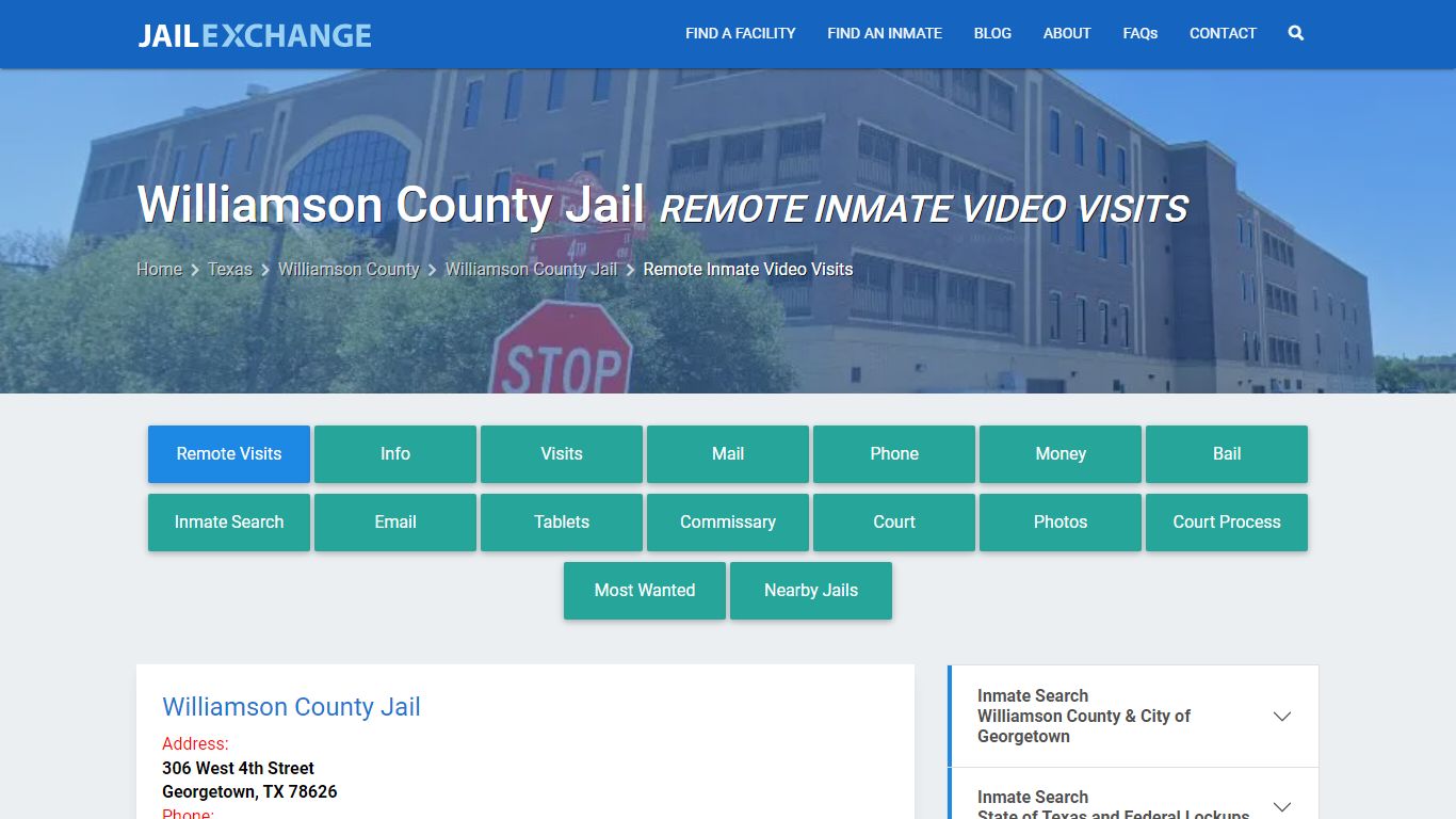 Video Visitation - Williamson County Jail, TX - Jail Exchange